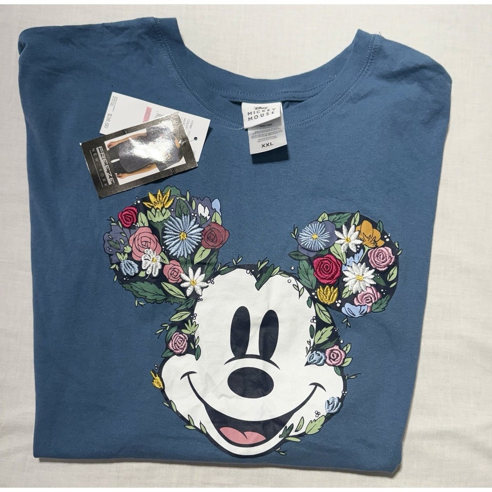 NWT Freeze New York Disney Mickey Mouse Floral Size XXL
